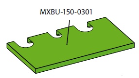 Ізоляція верхньої частини 3 TXN300 - MXBU-150-0301-RAL6018